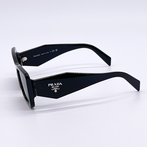 NEW PRADA PR08YSF 1AB5S0 WOMEN’S SUNGLASSES PRADA PR08YS BLACK SPR 08YF - Picture 5 of 11